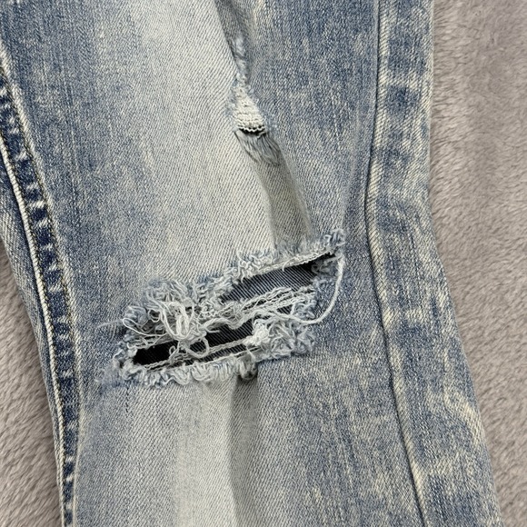 No‎ Boundaries Men's Distressed Slim Fit  Skinny Jeans 30x32 Show (30x28) - Picture 9 of 14